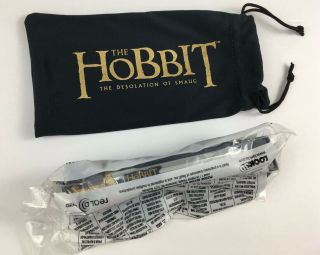 The Hobbit: The Desolation Of Smaug Real D 3d Glasses With Cloth Bag