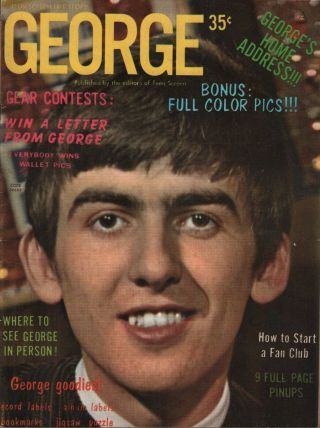 George Harrison Of The Beatles Teen Screen Life Story 1964 093019ame3