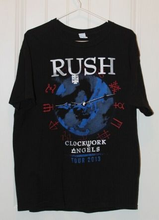 Rush 2013 Clockwork Angels Tour T - Shirt,  Unique,  Size L,  Red Deer Alberta