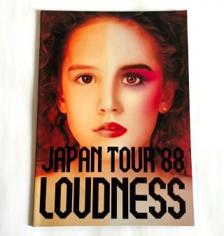 Loudness Japan Tour 1988 Concert Program Book Akira Takasaki Munetaka Higuchi
