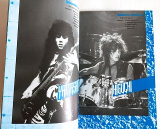 LOUDNESS JAPAN TOUR 1988 CONCERT PROGRAM BOOK Akira Takasaki Munetaka Higuchi 4