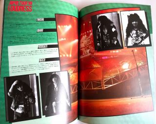 LOUDNESS JAPAN TOUR 1988 CONCERT PROGRAM BOOK Akira Takasaki Munetaka Higuchi 7