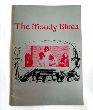 The Moody Blues Japan Tour 1974 Concert Program Book Justin Hayward John Lodge