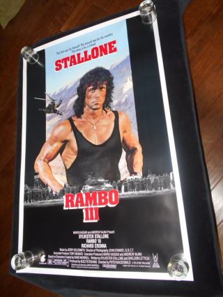 Rambo Iii Rolled One Sheet Poster Sylvester Stallone