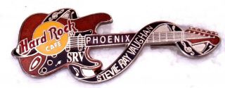 Hard Rock Cafe Phoenix Stevie Ray Vaughan Dead Rocker Series Guitar Pin