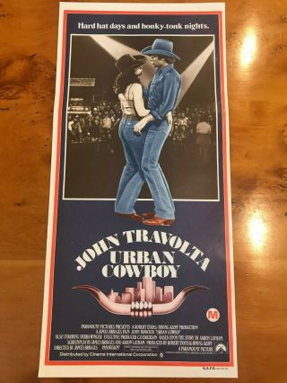 Movie Poster 13x28: Urban Cowboy (1980) John Travolta,  Debra Winger