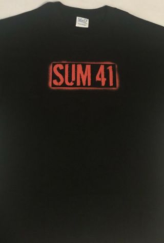 Vintage Sum 41 T - Shirt Large