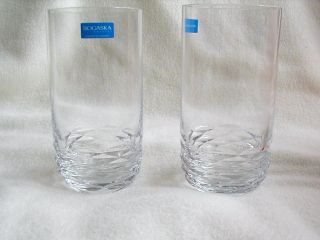 NIB Rogaska REFLECTION Crystal Highball Glasses Tumbler 119651 2