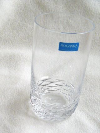 NIB Rogaska REFLECTION Crystal Highball Glasses Tumbler 119651 3