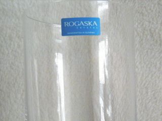 NIB Rogaska REFLECTION Crystal Highball Glasses Tumbler 119651 6