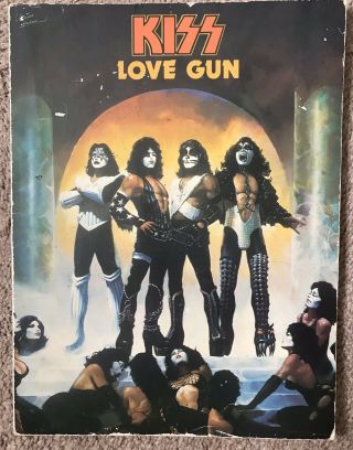 1977 Kiss Love Gun Songbook Aucoin Management Complete With Color Photos