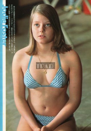 Jodie Foster Bikini/ Steve Mcqueen 1978 Japan Picture Clipping 8x11 Ni/n