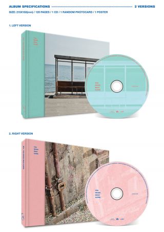 BTS - You Never Walk Alone [LEFT ver.  ] CD,  Photobook,  Photocard,  Poster,  Gift 4