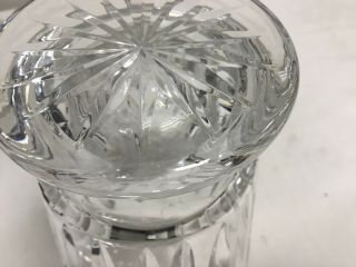 Vintage Signed Waterford Crystal Eileen Decanter Made In Ireland 13 Inch Tall 2