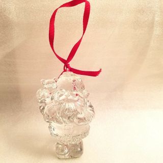 Marquis By Waterford Crystal Santa Ornament Christmas Endearments