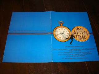 Time After Time 1979 Oscar Ad With Timepiece,  Malcolm Mcdowell,  Jack The Ripper