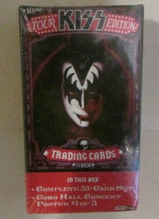 Kiss Tour Edition Trading Cards Box 1 Of 3 Gene Simmons Complete 33 Card Set