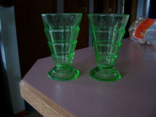 Tea Room 5 1/4 " Green 8 Oz Tumblers (2) - More Available