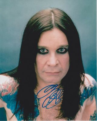 Ozzy Osbourne Signed Photo Autographed 8 