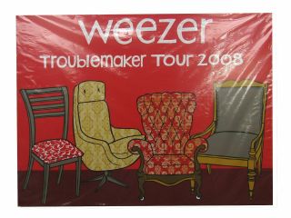 Weezer Troublemaker Tour 2008 Lithograph Litho Poster Rare Hand Numbered