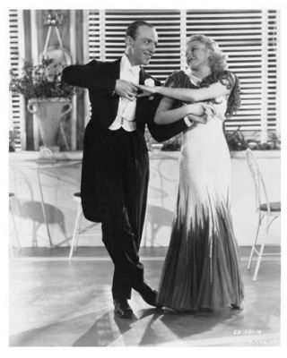 Fred Astaire & Ginger Rogers Dance Still From Film - (b666)
