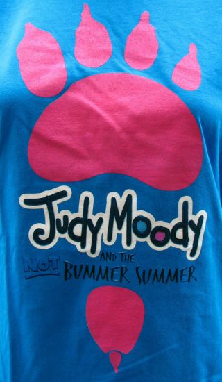 Judy Moody And The Not Bummer Summer Movie Ladies T - Shirt Size Medium Blue