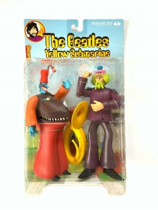 Beatles Sgt.  Peppers George W/ Shopping Turk Yellow Submarine Mcfarlane Toys Nib