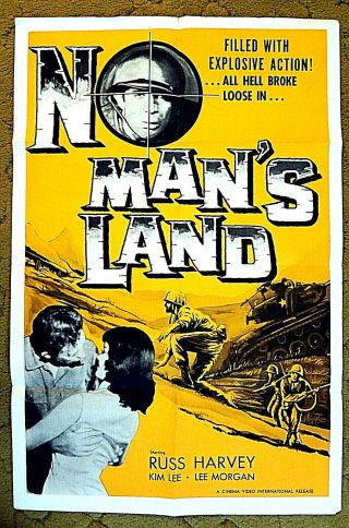 A Place In Korean War The Soldiers Called - - " No Mans Land " / 1964 Poster 27x41