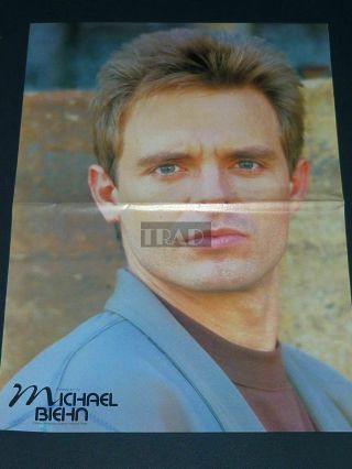 Michael Biehn / Arnold Schwarzenegger 1988 Japan Pinup Poster 10x16 Ss4