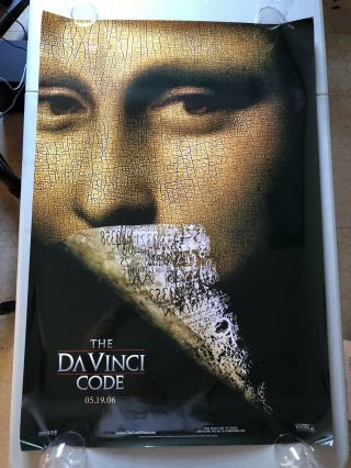 The Da Vinci Code - Double Sided 27x40 Theater Movie Poster