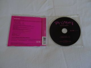 BRITNEY SPEARS GIMME MORE 2 TRACK REMIX CD SINGLE AUTOGRAPHED HAND SIGNED 2