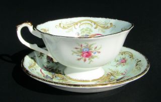 Paragon Antique Series Teacup and Saucer - Swansea 2