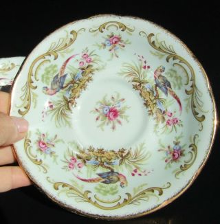 Paragon Antique Series Teacup and Saucer - Swansea 4