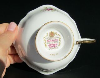 Paragon Antique Series Teacup and Saucer - Swansea 7