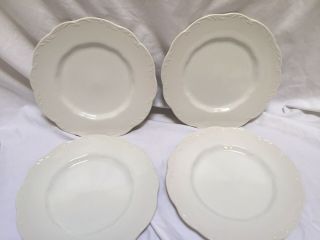 Vintage Sterling J.  & G.  Meakin English Ironstone Set Of 4 Dinner Plates