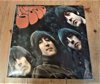 The Beatles Rubber Soul 1965 Mono Vinyl Lp Pmc 1267 - Xex 579 - 4 580 - 4