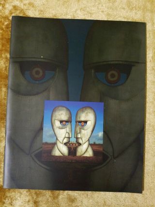 Pink Floyd 1994 North American Tour Book Concert Program Booklet With Ticket