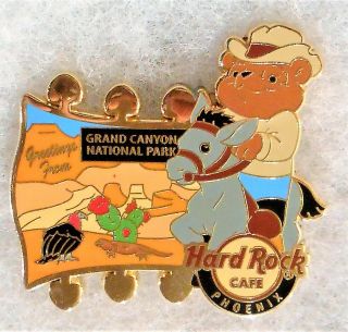 Hard Rock Cafe Phoenix Limited Edition National Park Bear Series Pin 83430