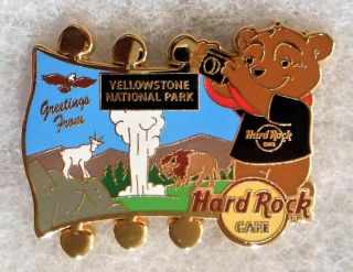 Hard Rock Cafe Online Limited Edition National Park Bear Series Pin 83950