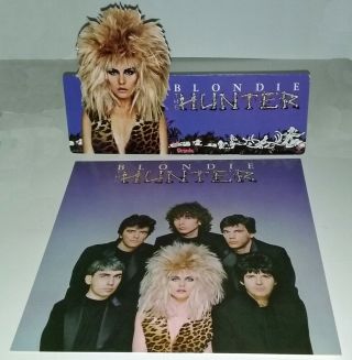 Blondie The Hunter Stand - Up Display,  Album Lp Rare Flat 12 1/4 " Promo
