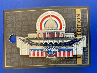 2017 Presidential Inauguration Washington Dc Hard Rock Cafe Pin Ltd Edition 300
