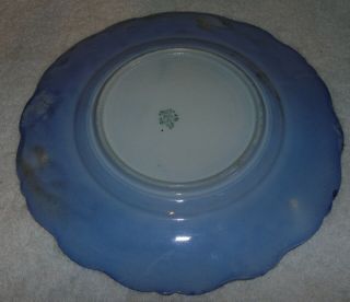 W P La Belle China Flow Blue Dinner Plate 10 