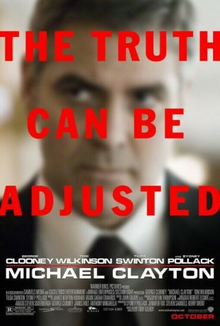 Michael Clayton Great D/s 27x40 Movie Poster (s01)