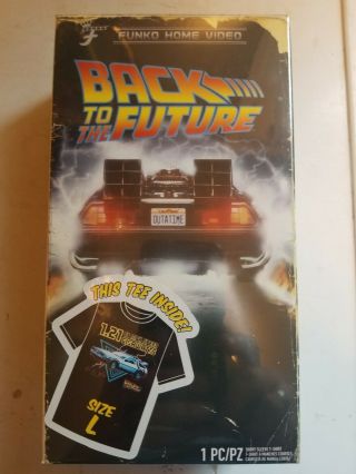 Funko Home Video Back To The Future Short Sleeve Tee Shirt Size Large