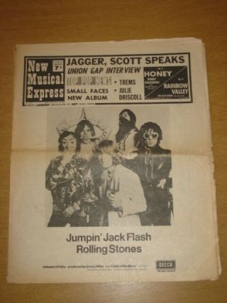 Nme 1115 1968 May 25 Rolling Stones Small Faces Trems