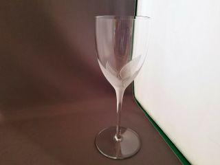 5 Touch Of Glass Crystal Frosted Petals Wine Glasses Pattern TUG1 2
