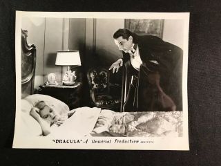 1931 B/w Glossy Photo Bela Lugosi In Universal Production Count Dracula