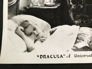 1931 B/W Glossy Photo BELA LUGOSI in Universal Production Count Dracula 2