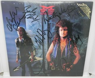 Mcauley Schenker Group Autographed " Perfect Timing " By 5 Members