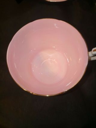 VINTAGE PARAGON PINK ROSE TEACUP & SAUCER BY APPOINTMENT Bone China England 3